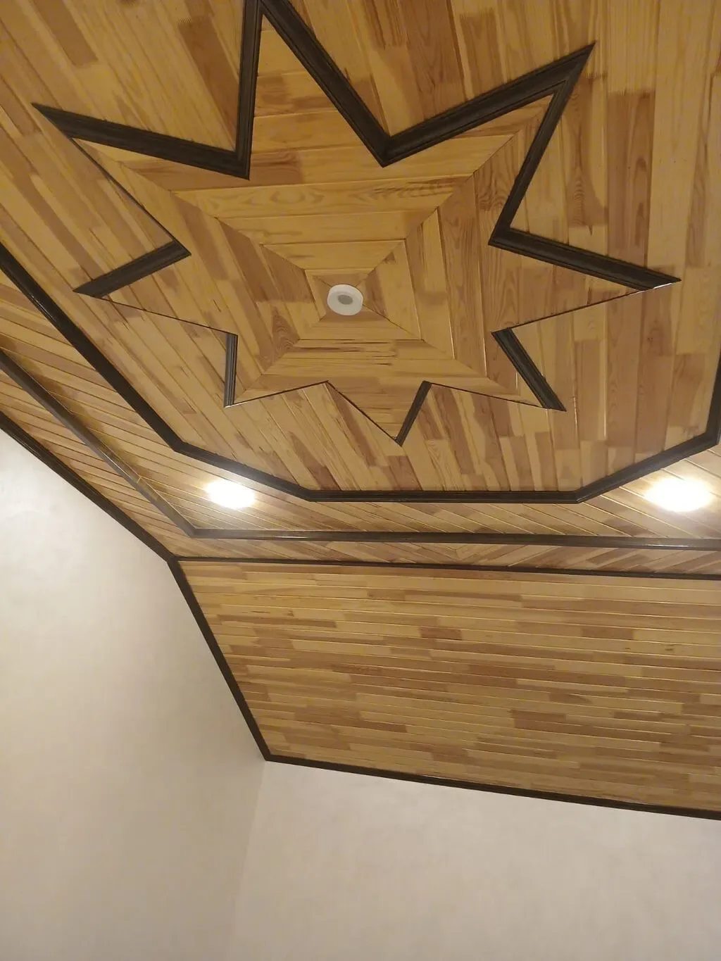 Tavan və divarların taxta lövhələrlə üzlənməsi