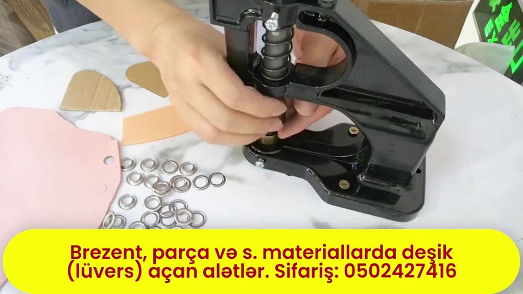 Brezent, parça və s. materiallarda dəlik açan alətlər - Tenderyard