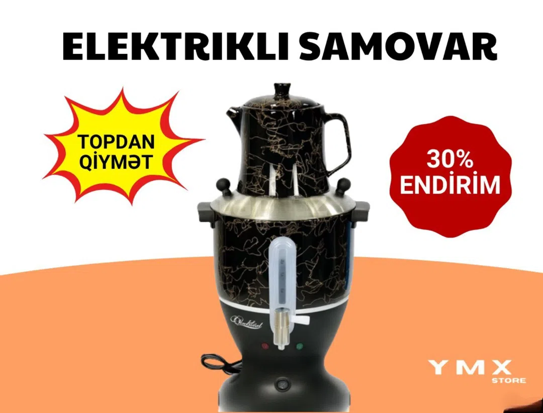 Samovar Paslanmayan polad material — şəkil 1
