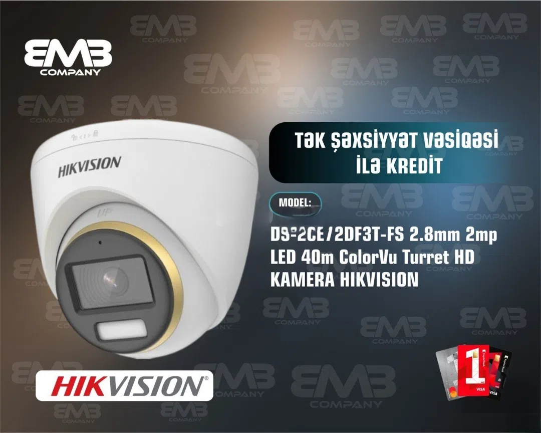 Hikvision DS-2CE72DF3T-FS Təhlükəsizlik Kamerası - Tenderyard