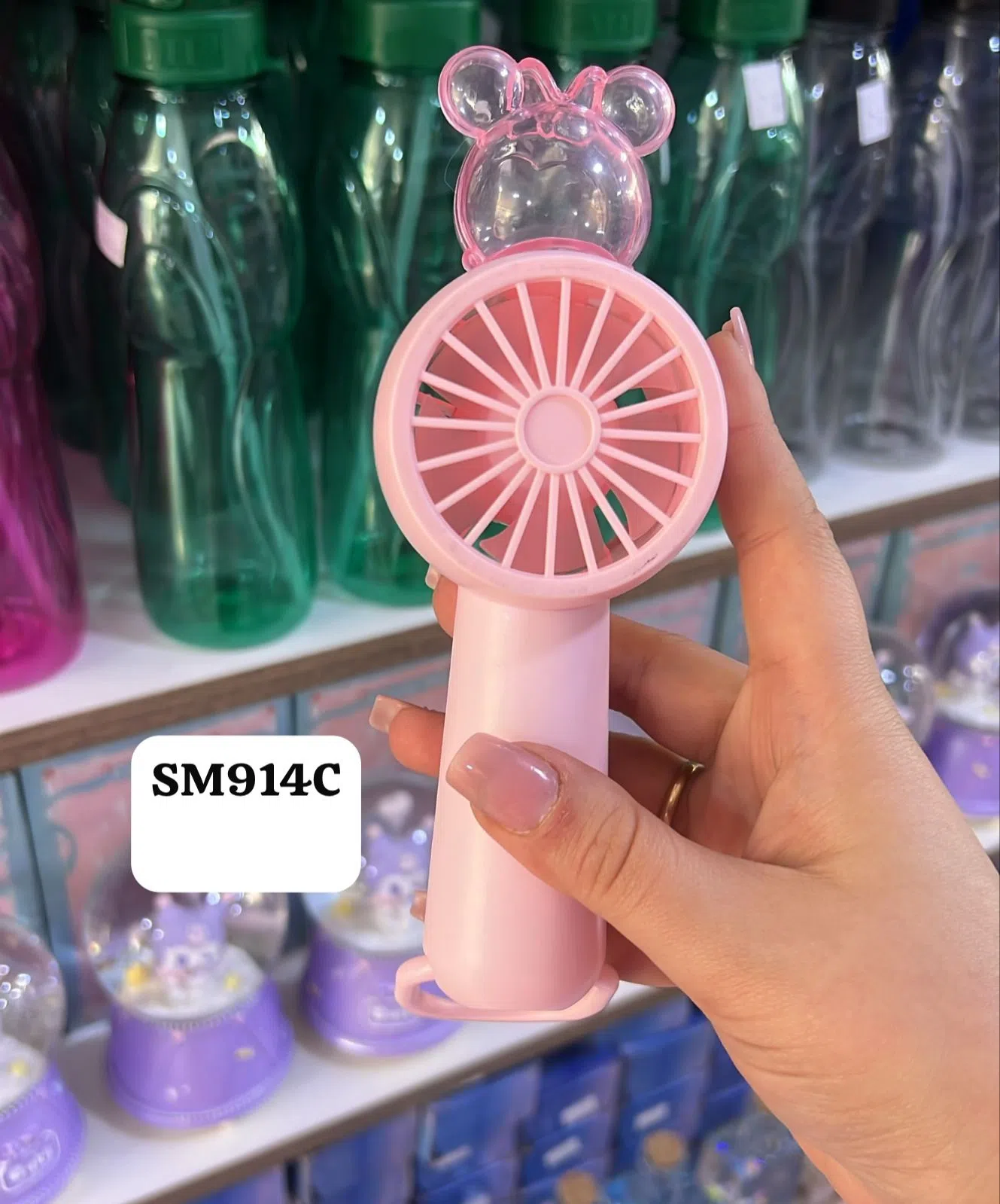 Mini əl ventilyatoru, USB şarjlı və akkumulyatorlu — şəkil 27