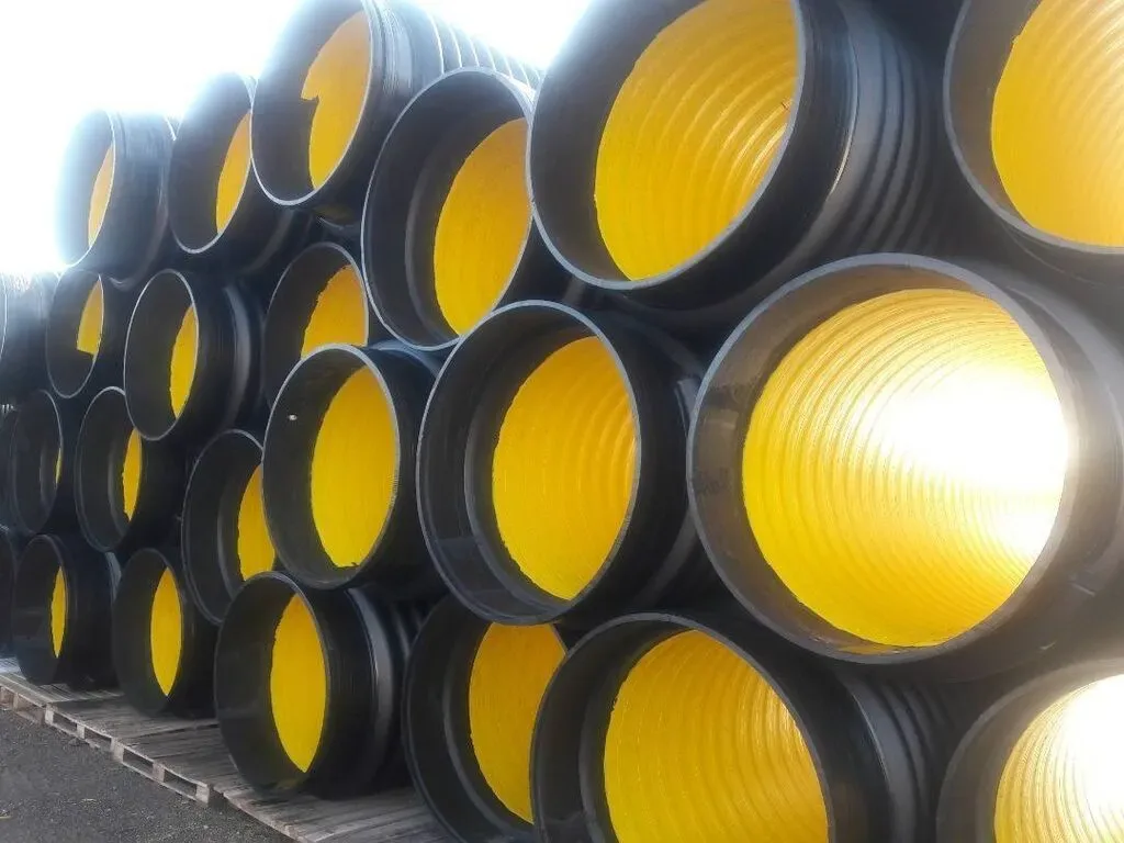 Sewer pipe, Corrugated, Plastic, 1000 mm - Tenderyard