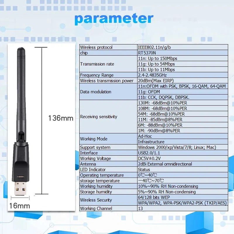 Ralink RT5370 USB WiFi Adapter — şəkil 6