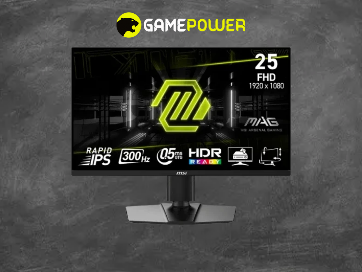 MSI MAG 255PXF, 24.5 düym, 300Hz, IPS, Full HD — şəkil 1