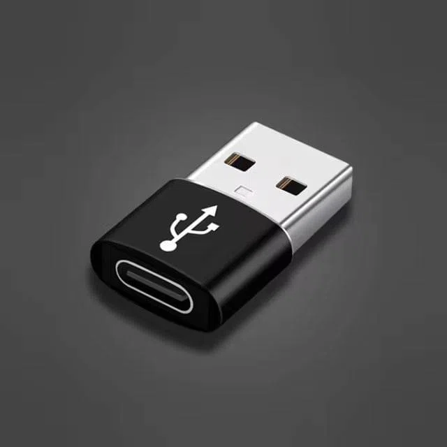 Адаптер USB-A to Type-C, черный — şəkil 1