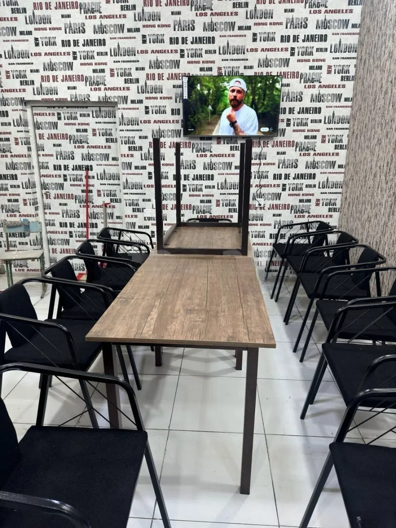 Rectangular garden table, Brown color - Tenderyard