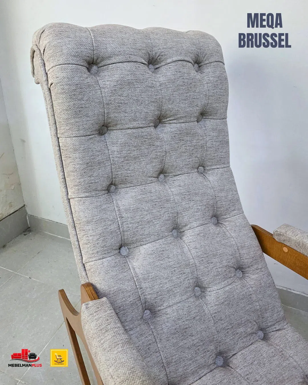 Kreslo, Boz rəng — şəkil 8