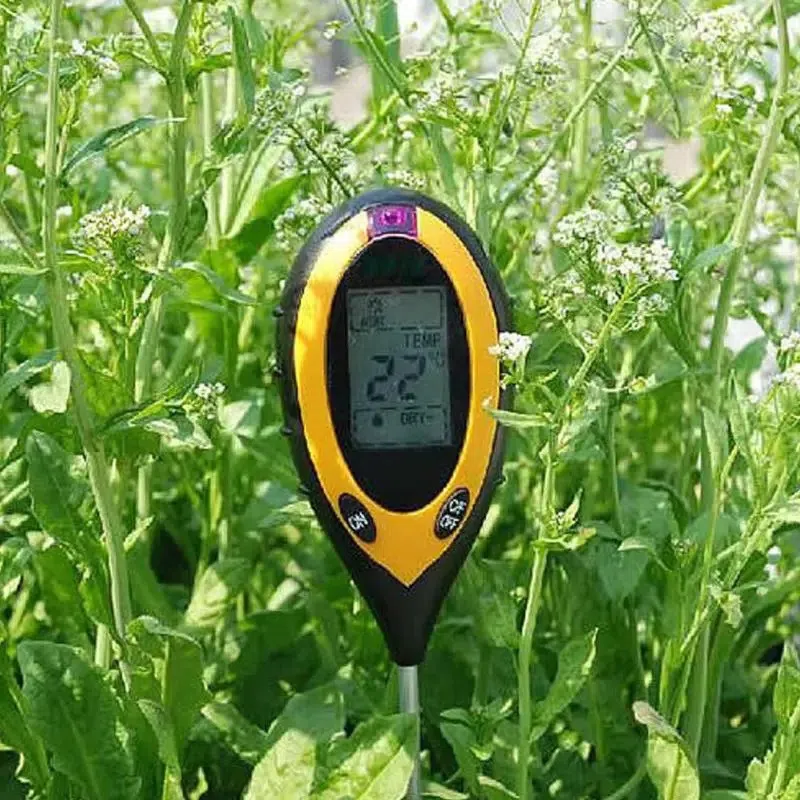 4 In 1 LCD Display Sunlight Temperature Humidity PH — şəkil 7