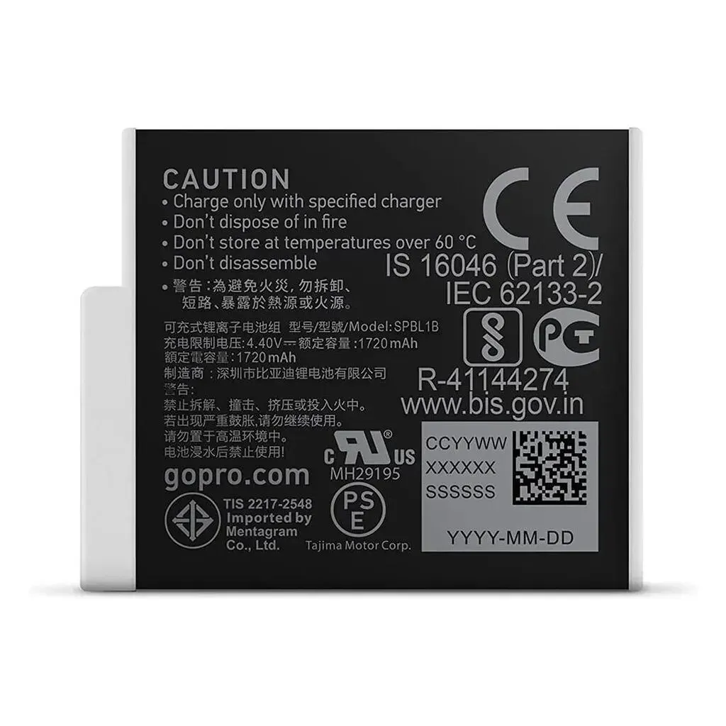 GoPro Enduro Batareya (Hero 9/10/11/12 üçün)