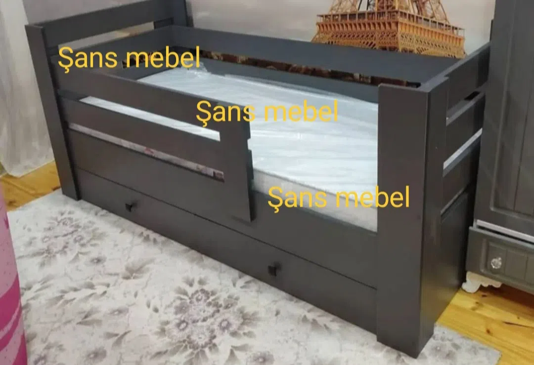 Tək nəfərlik çarpayı uşaq üçün, Qarışıq rəng