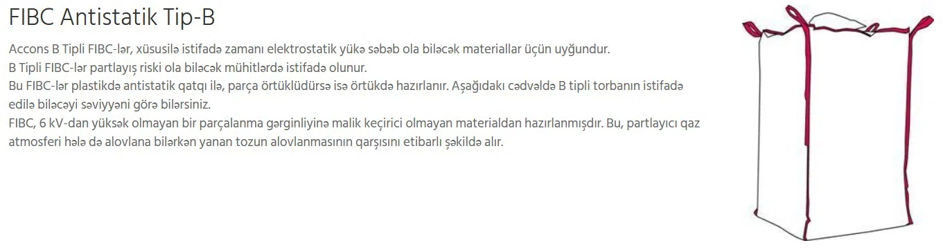 Big Bag (FIBC) ağır yük çuvalları — şəkil 23
