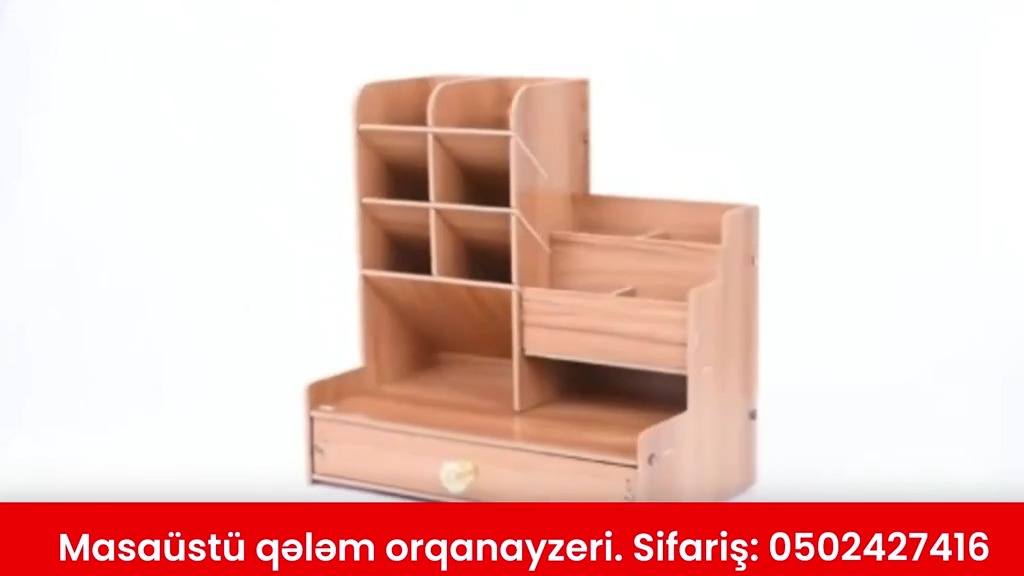 Desk organizer Blue color - Tenderyard