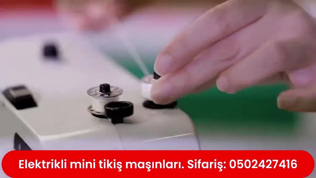 Elektrikli mini tikiş maşını — şəkil 5