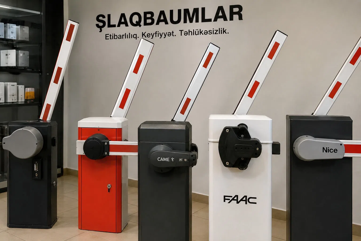 Automatic barrier gate system, arm length 6 meters - Tenderyard