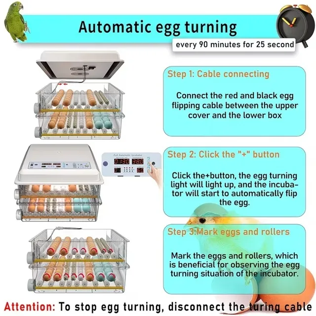 64 yumurtalıq avtomatik inkubator — şəkil 6