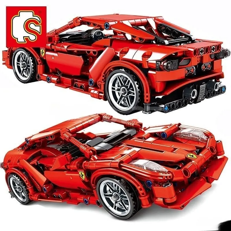 Ferrari oyuncaq avtomobil - qırmızı — şəkil 1