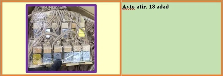 Avtomobil ətirləri — şəkil 2