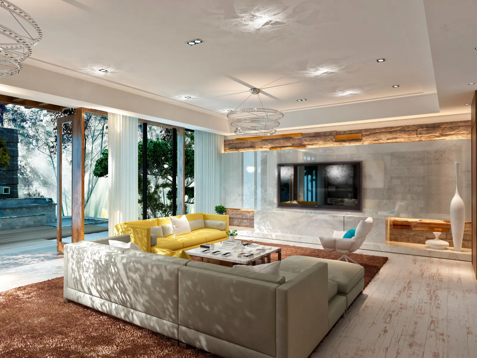 7 otaqlı villa 450 m² - 6 sot torpaq sahəsində satılır — şəkil 6