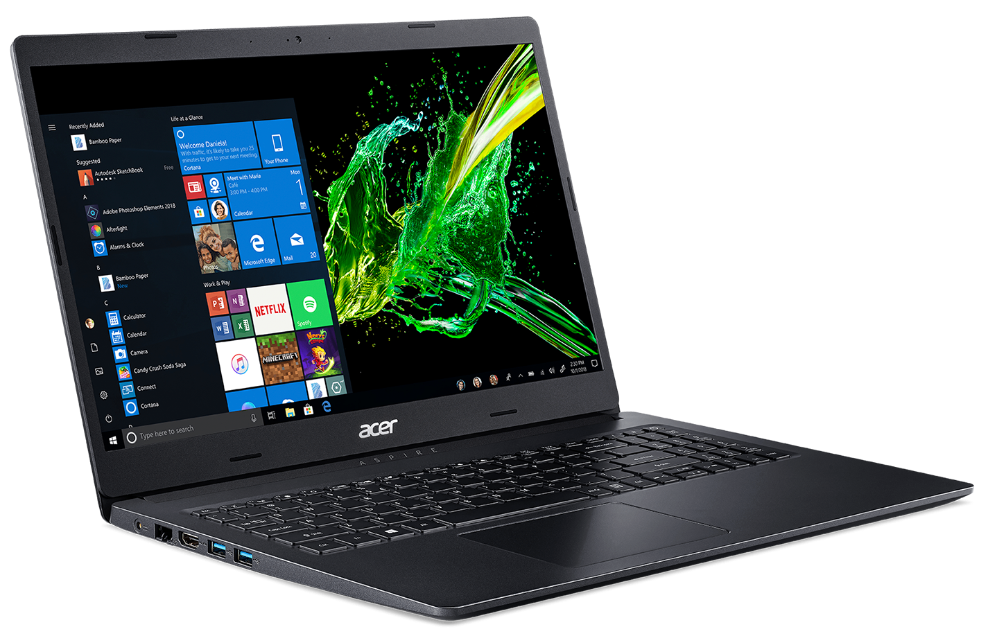Acer markalı notbuk, Qara rəng