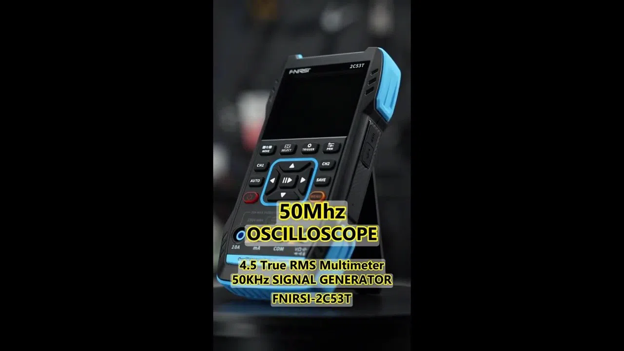 FNIRSI-2C53T Osiloskop, Multimetr və Siqnal Generator — şəkil 8