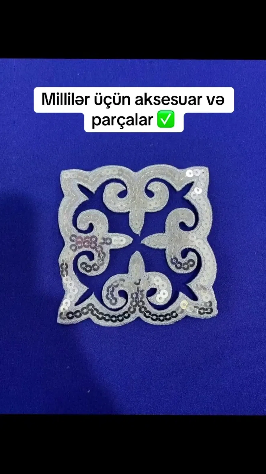 Milli geyim üçün parça və dekor materialları — şəkil 3