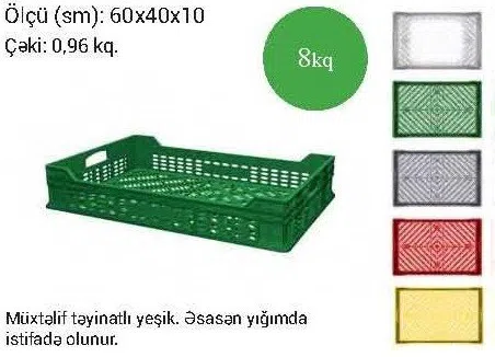 Plastik yeşiklər istehsalı — şəkil 30