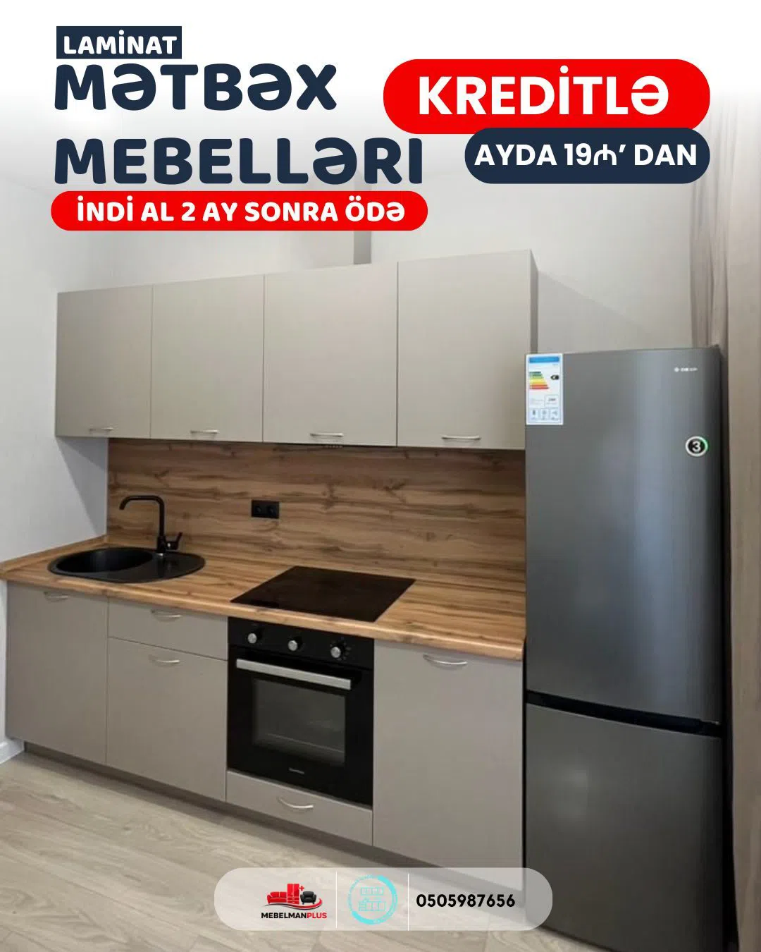 Kreditlə mətbəx mebeli — şəkil 15
