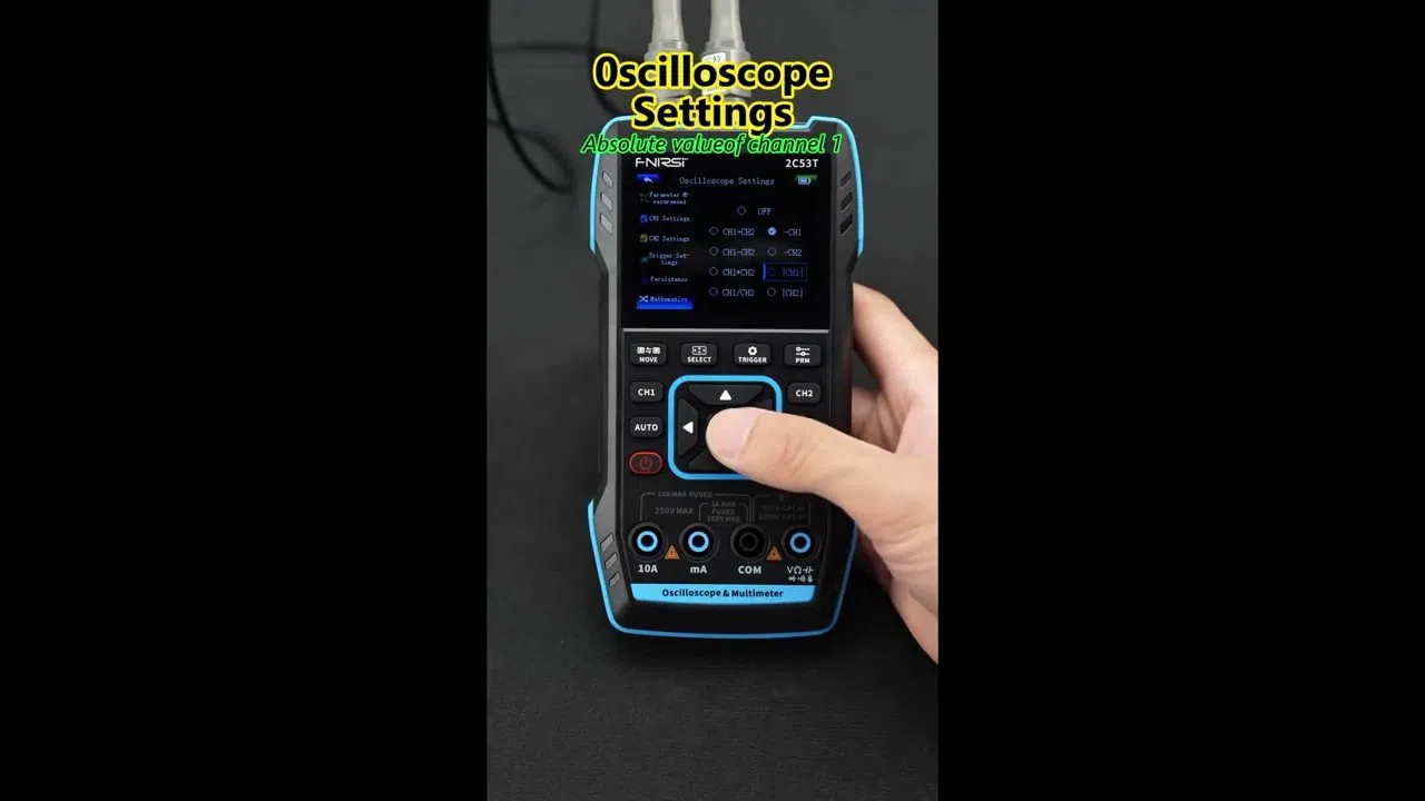 FNIRSI-2C53T Osiloskop, Multimetr və Siqnal Generator — şəkil 3