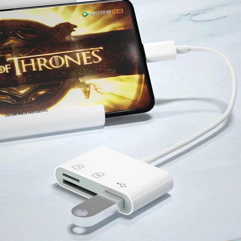 Type C Adapter TF CF SD Memory Card Reader — şəkil 8