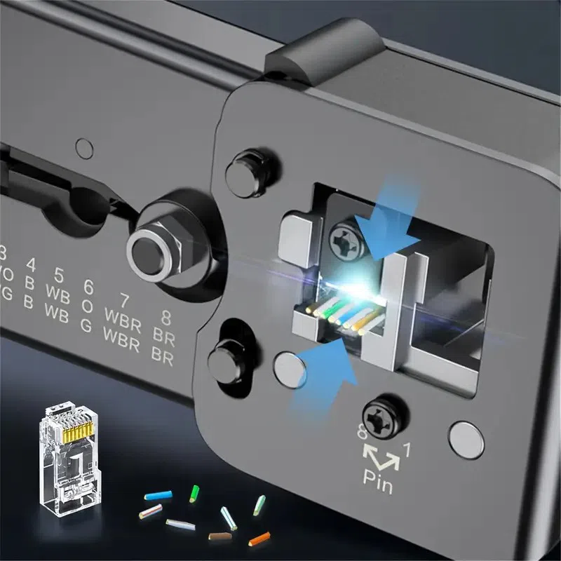 100 ədəd RJ45 Cat6 Keçidli Konnektor — şəkil 5
