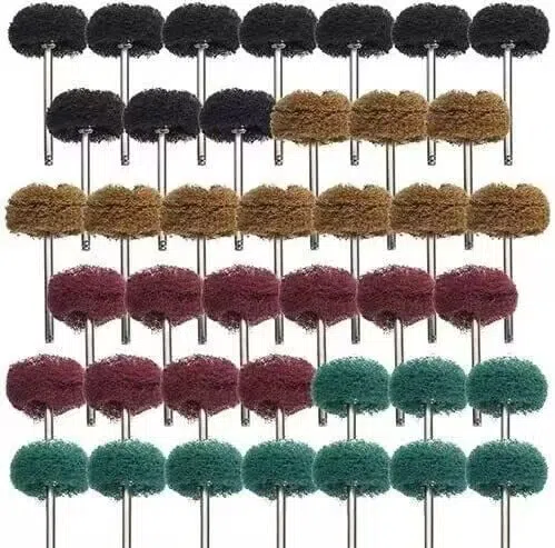 Abrasive mini brushes for drill — şəkil 3
