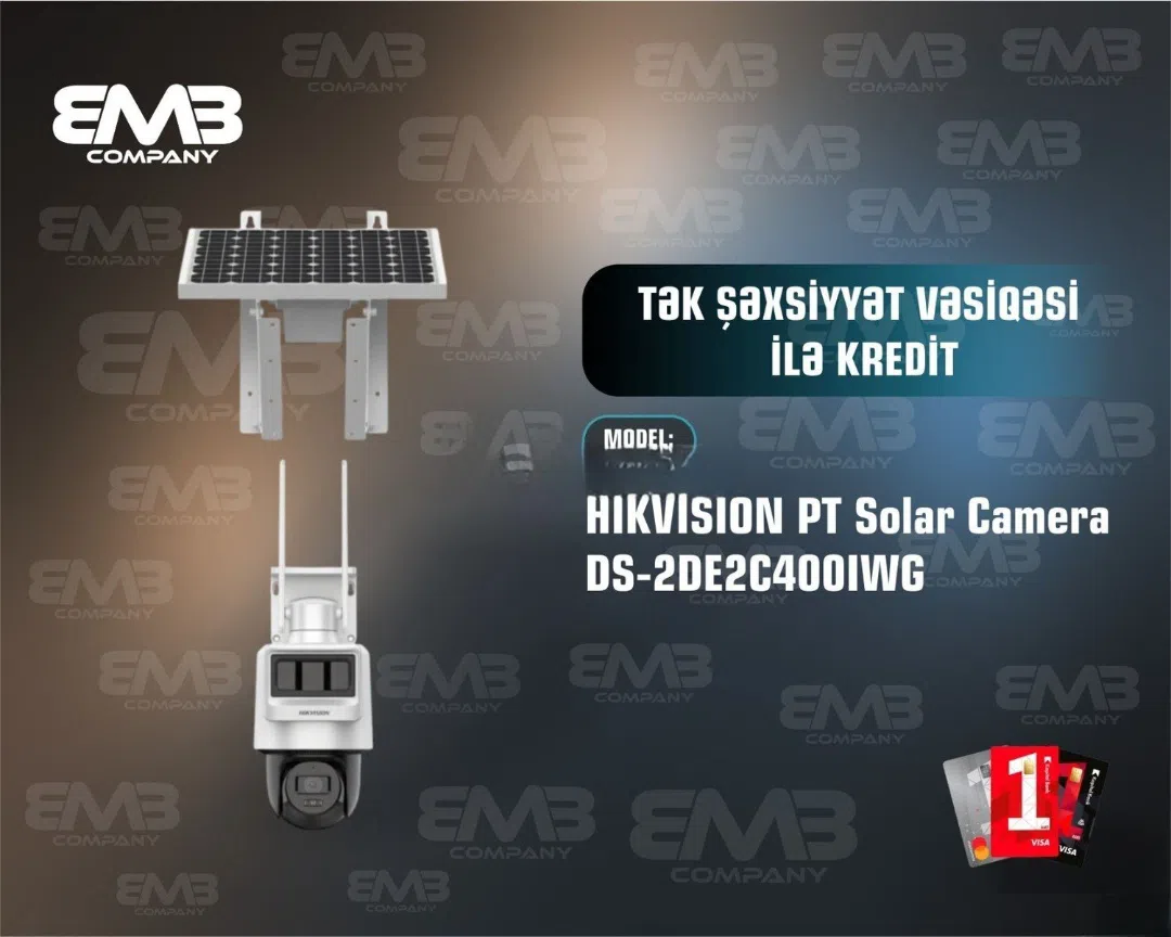 Hikvision günəş enerjili təhlükəsizlik kamerası - Tenderyard
