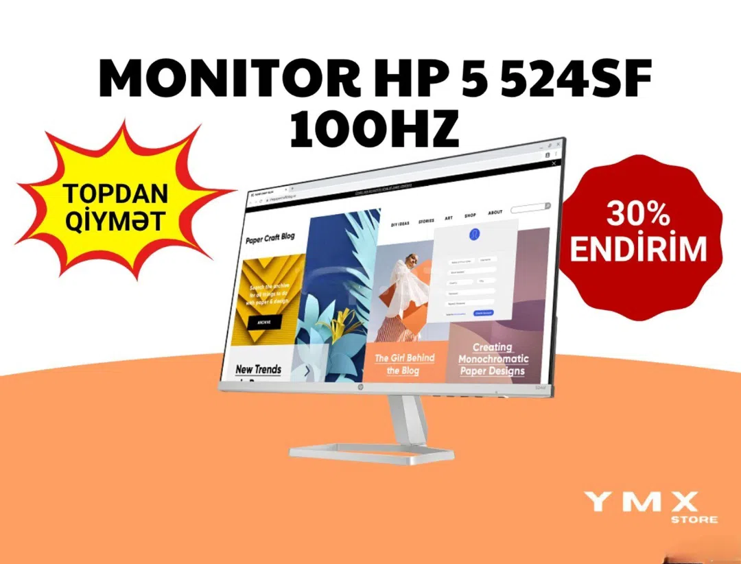 HP Series 5 24″ FHD 524sf Monitor - Tenderyard