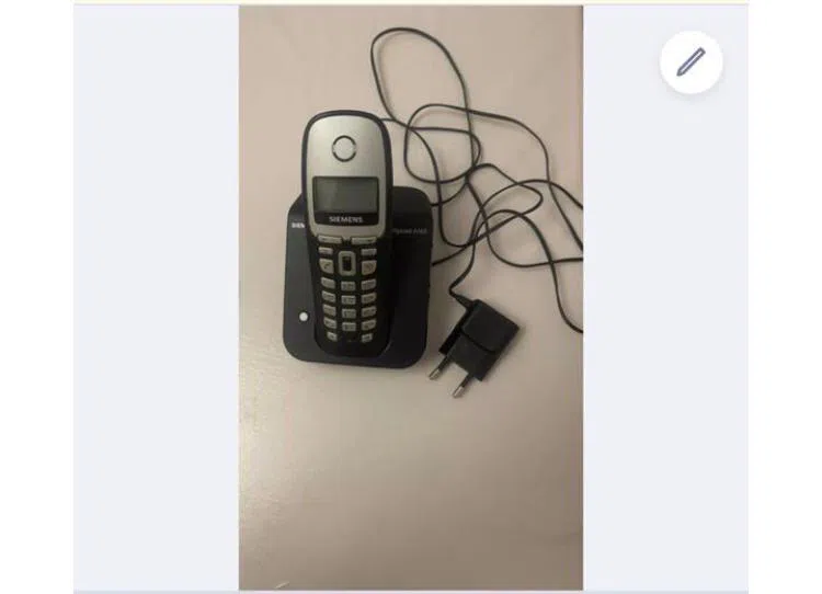 Masaüstü telefon Yaş asfalt rəng, Divara Vurula bilən