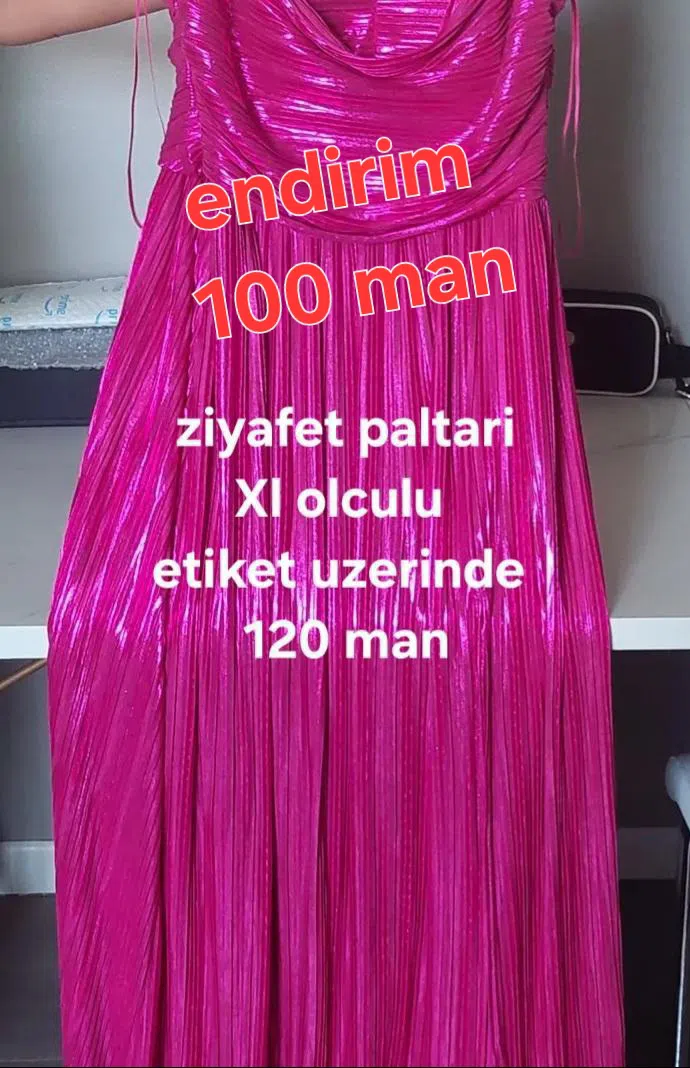 Çəhrayı rəng, XL ölçü — şəkil 1
