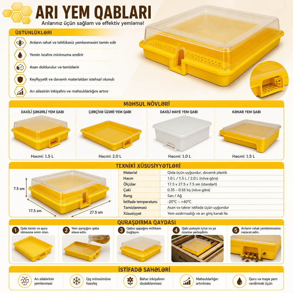 Arı yemləmə qabları — şəkil 2