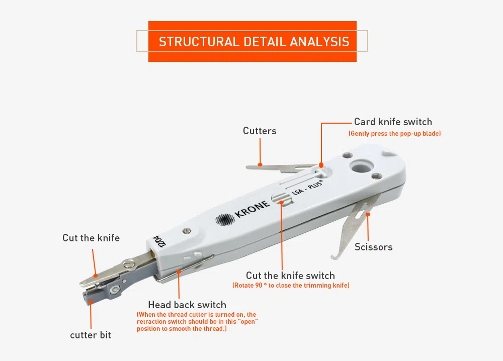 Punch Down Tool RJ11 RJ45 — şəkil 14