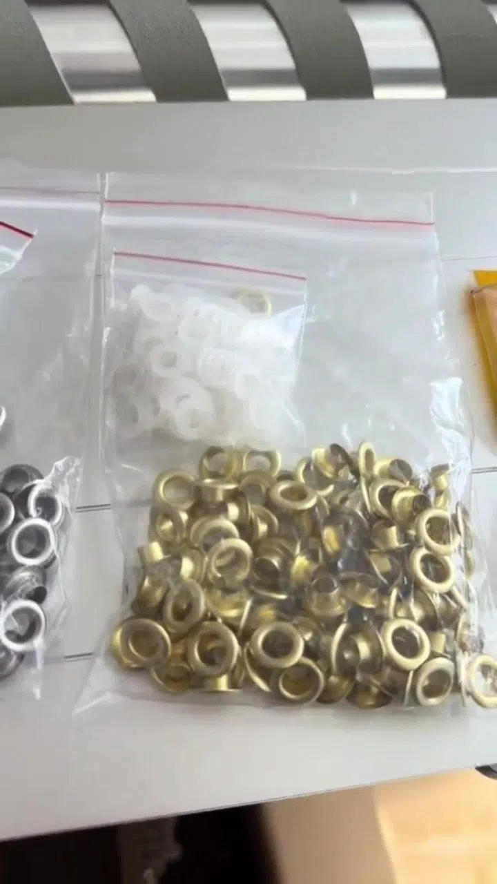 Brezent və tent üçün müxtəlif ölçülü bərkidici halqalar — şəkil 3