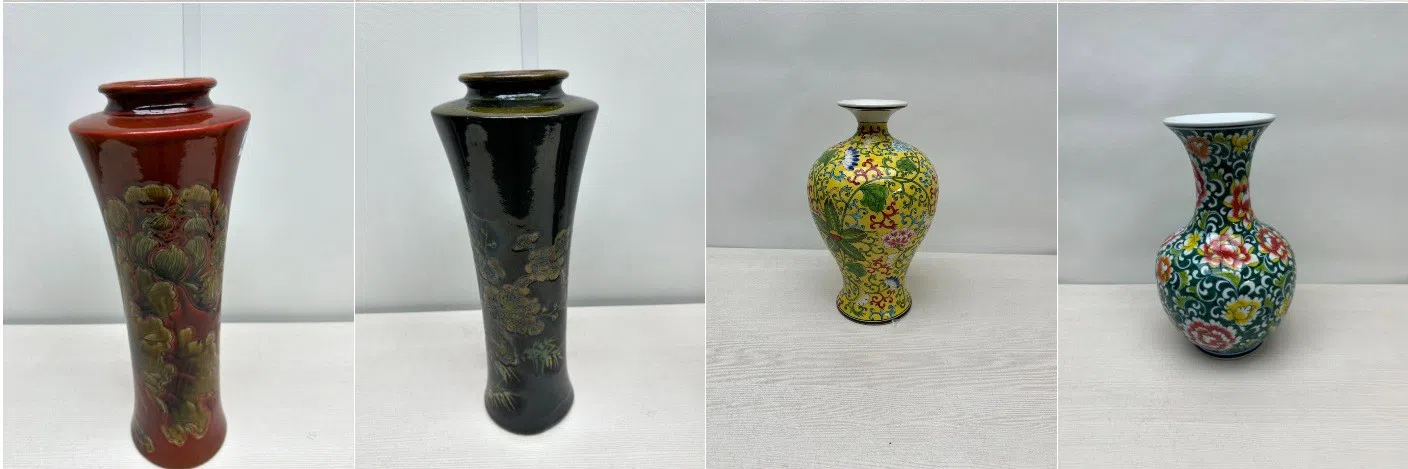 Keramika güldan, Qarışıq rəng