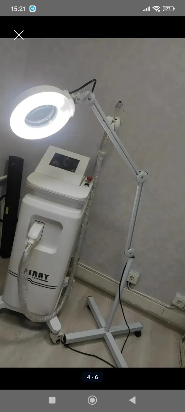 Lazer Epilyasiya Aparatı və Lupa Lampası Dəsti — şəkil 1