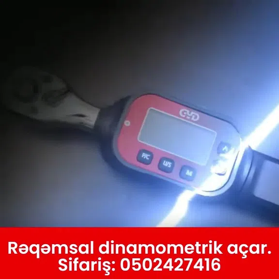 Rəqəmsal dinamometrik açar (elektron tork açar) - Tenderyard