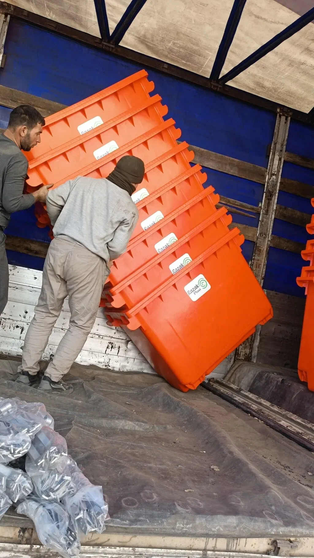Zibil vedrəsi Düzbucaq, ABS plastik material - Tenderyard