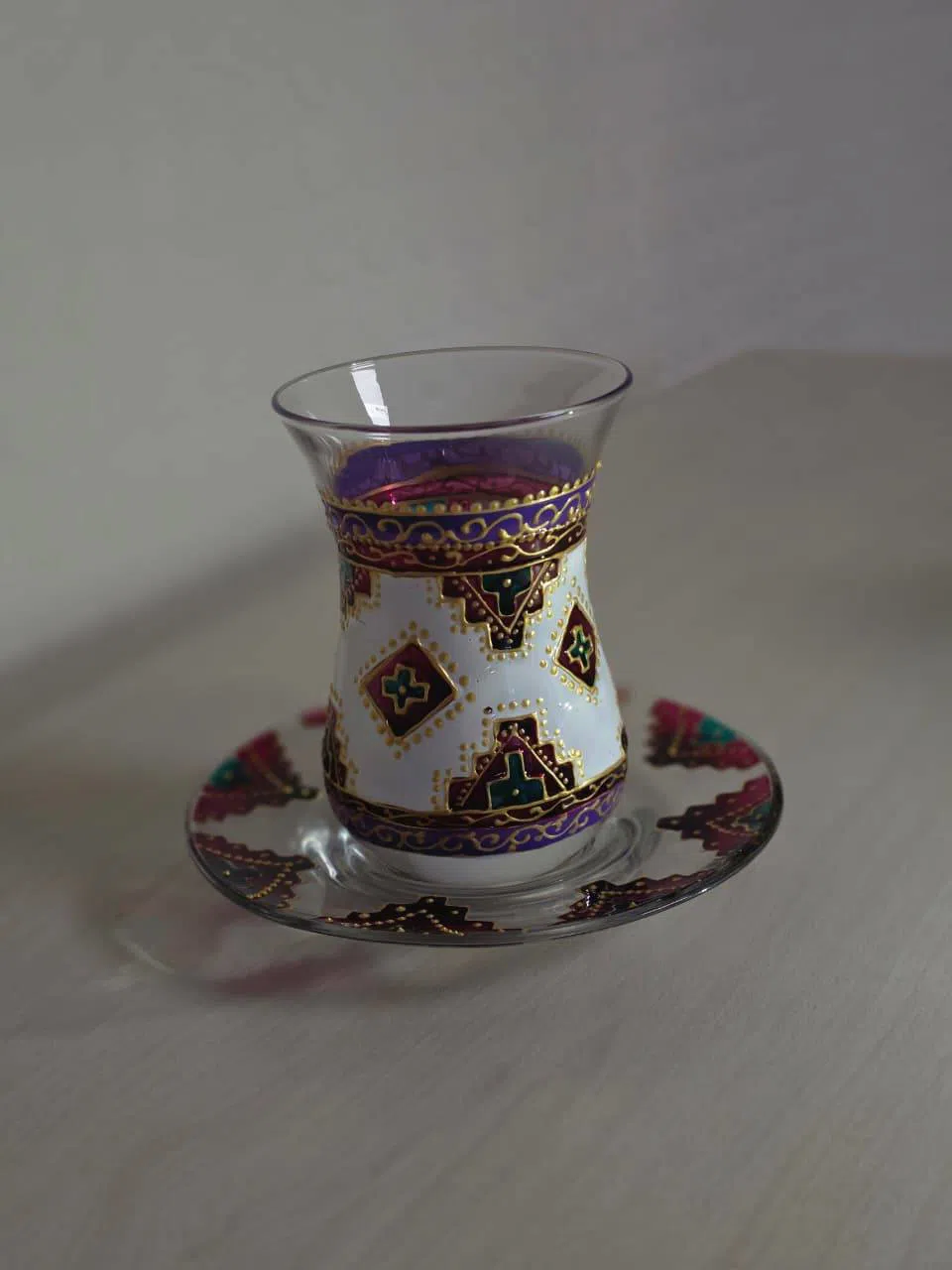 Fincan-stəkan Şüşə material