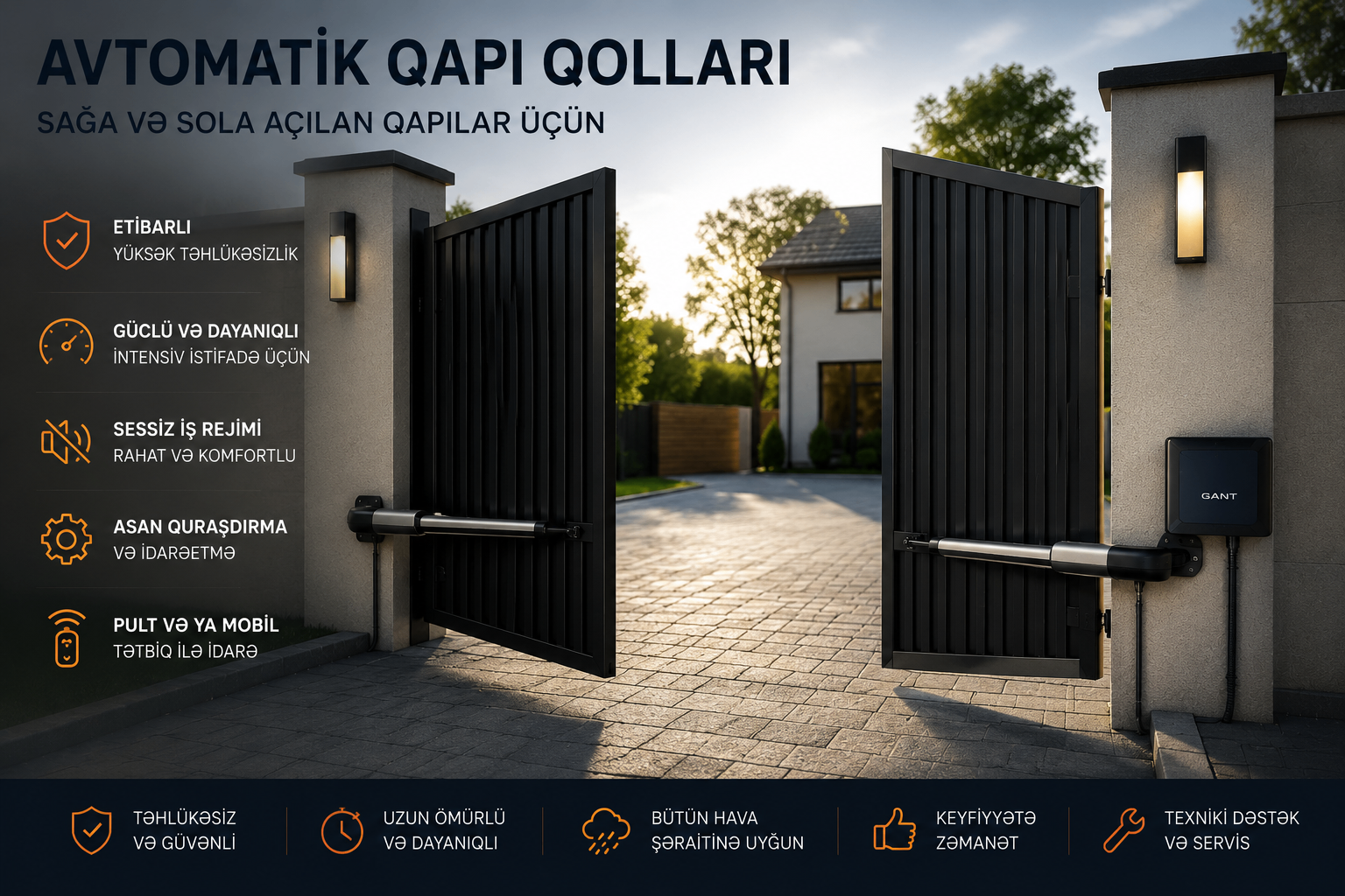 Cane S-800 avtomatik darvaza mühərriki - Tenderyard