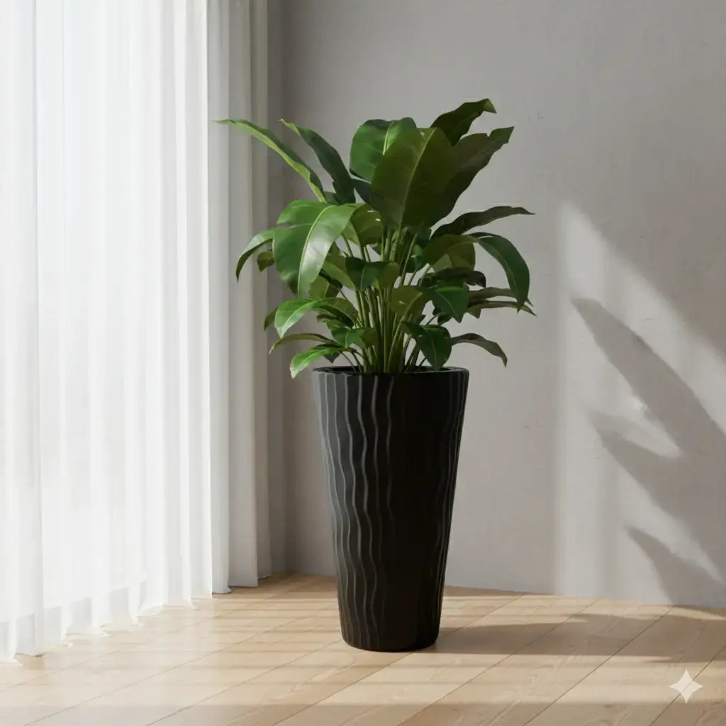 Fiberglass dibçəklər, yüngül və davamlı bitki qabları — şəkil 17
