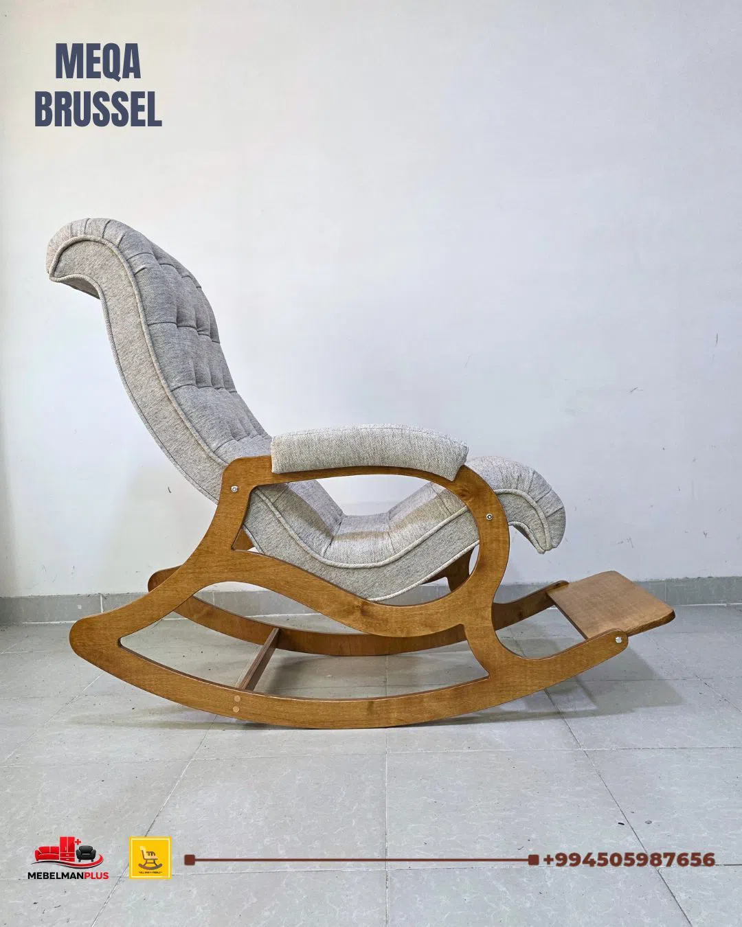 Kreslo, Boz rəng — şəkil 3