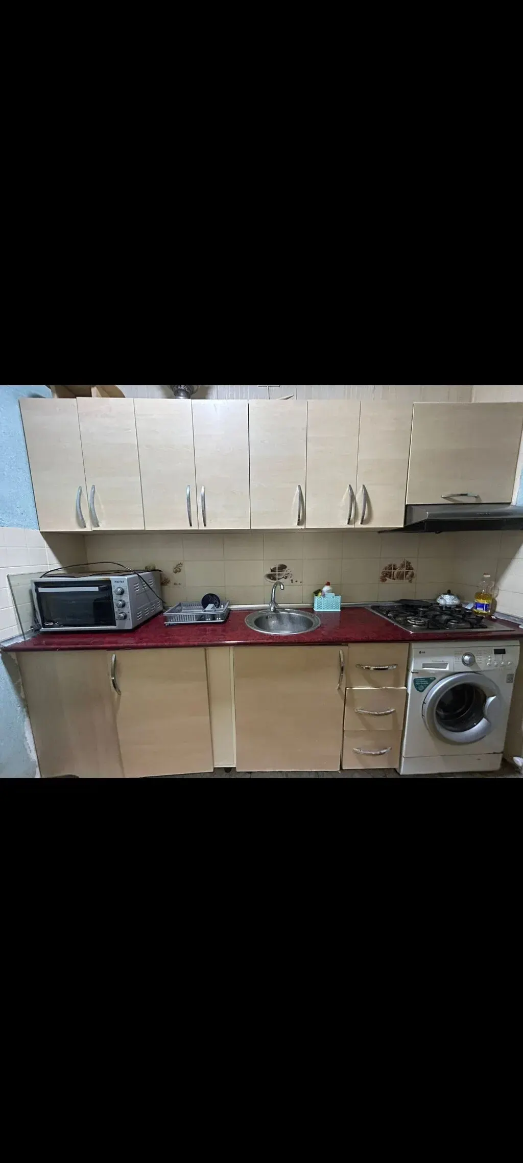 Kitchen furniture set Beige color - Tenderyard