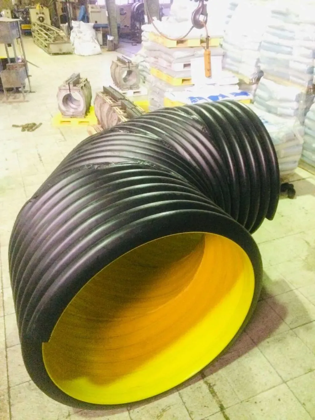 Kanalizasiya borusu, Plastik, 12200 mm