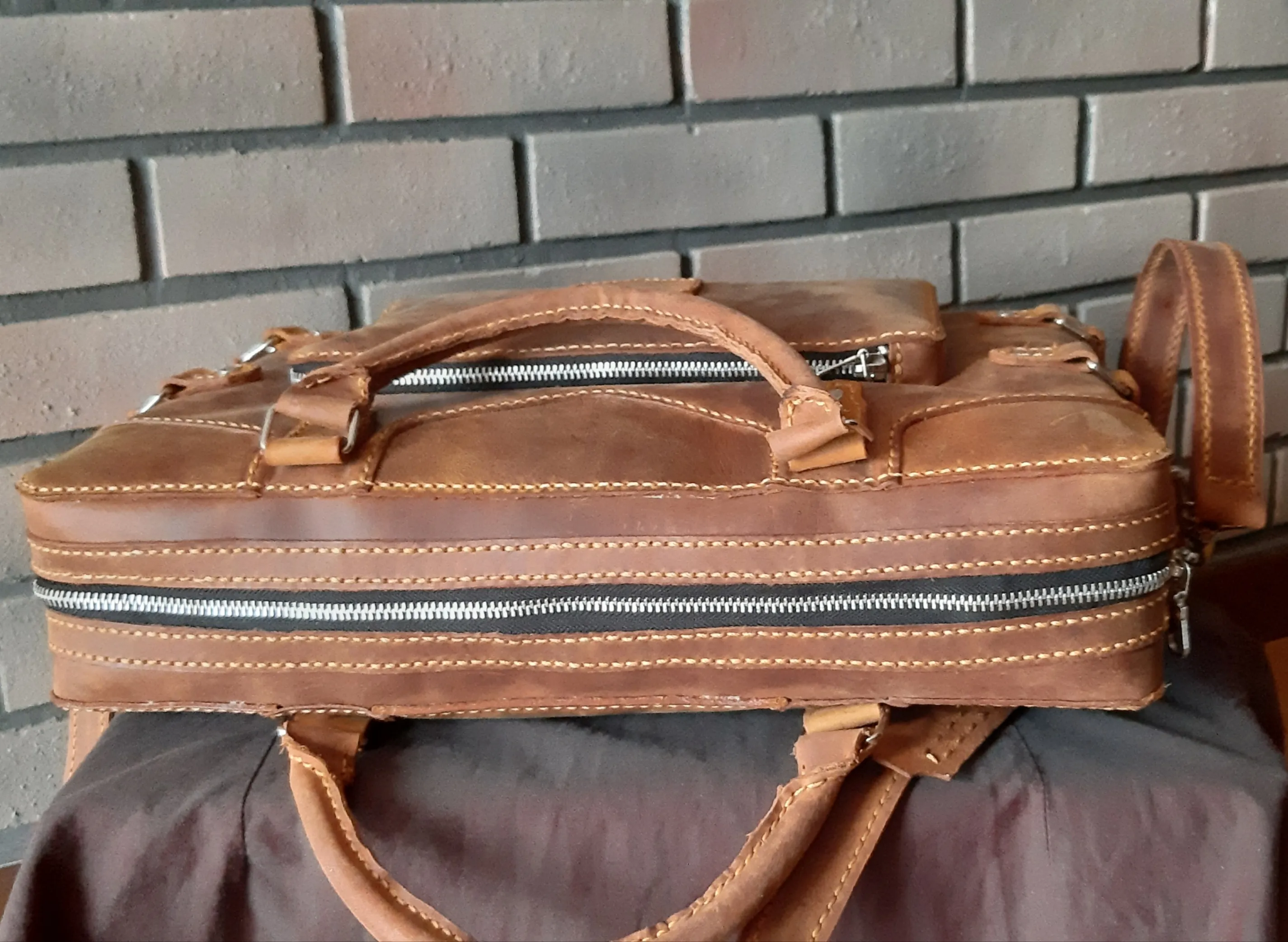 Laptop çantası Qəhvəyi rəng — şəkil 8