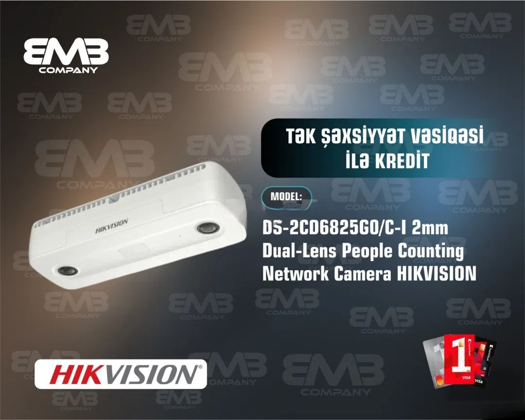 Hikvision DS-2CD6825G0/C-I İnsan Sayan Kamera — şəkil 1
